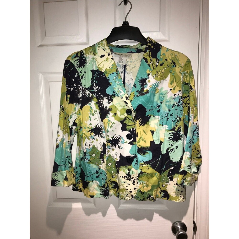 Requirements XL Floral Blazer